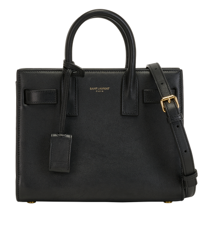 Nano Sac De Jour Tote, &pound;1,100, Handbags, Black, Leather, Front view